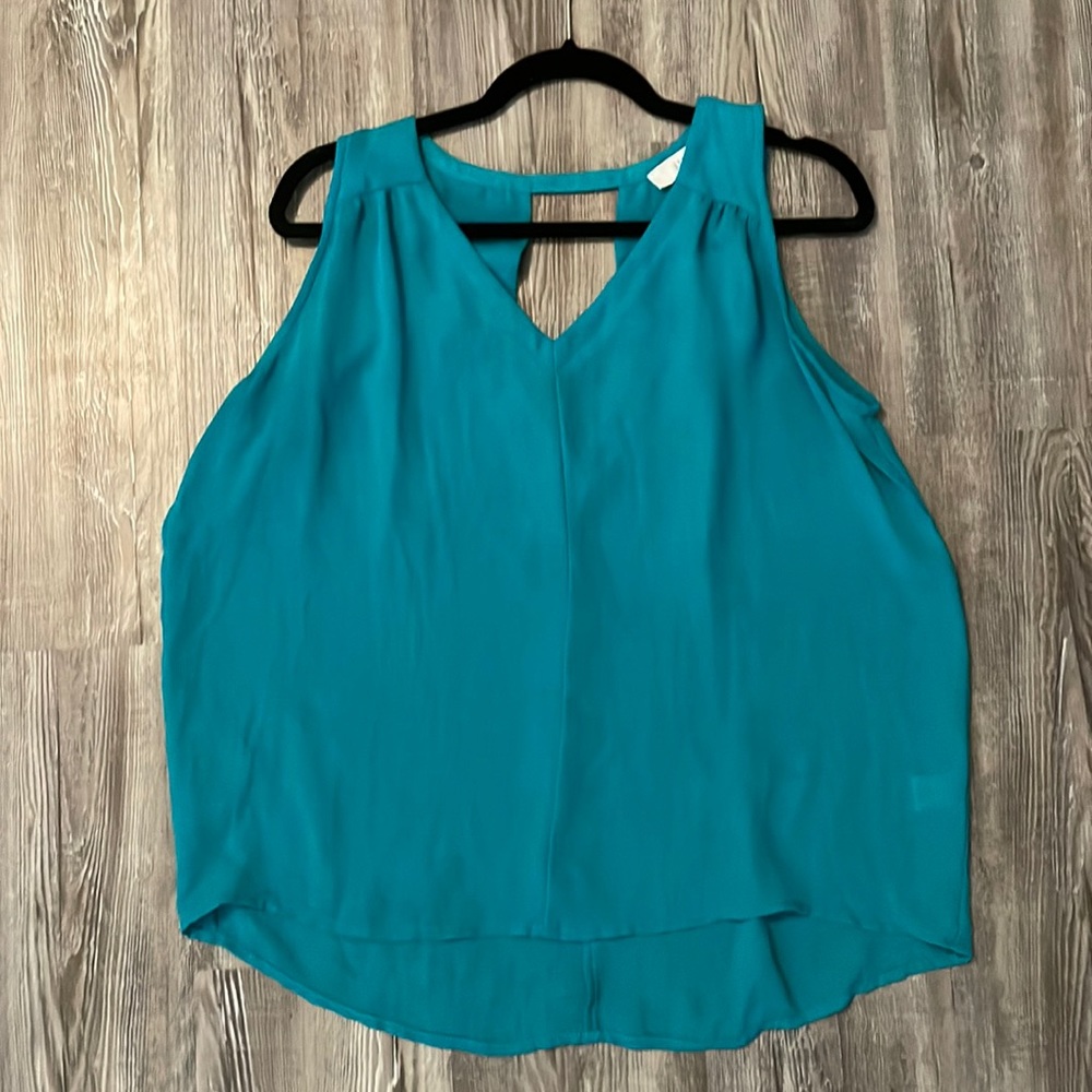 Turquoise Tank Top Blouse